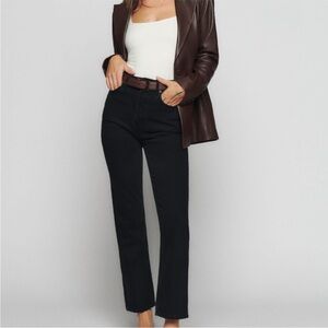 Reformation Cynthia High Rise Straight Jeans 24